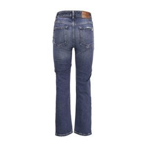 WEEKEND Womens Blue Denim Zippered Pocketed Flare Cropped Jeans 12